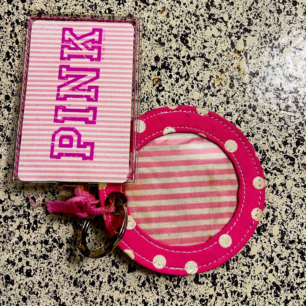Vs Pink Picture Keychain
